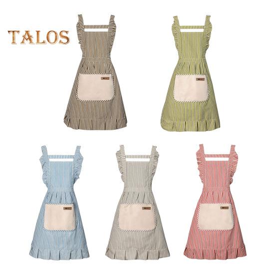 Фартуки для готовки на кухне, регулируемые бретели, мягкие поварские фартуки с большими карманами, унисекс, хлопковый льняной фартук для мужчин и женщин