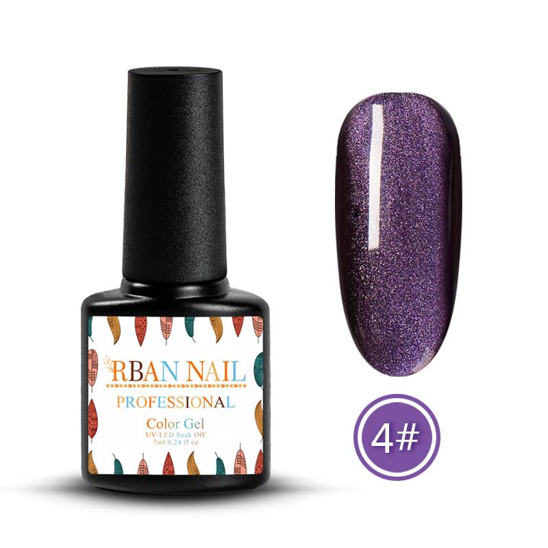 RBAN NAIL 7 мл/бутылка 3D широкая линия кошачий глаз Магнитный УФ-гель для ногтей Soak Off Маникюрный лак