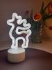 Christmas Decoration Reindeer Neon LED Night Light For Restaurants As A Gift