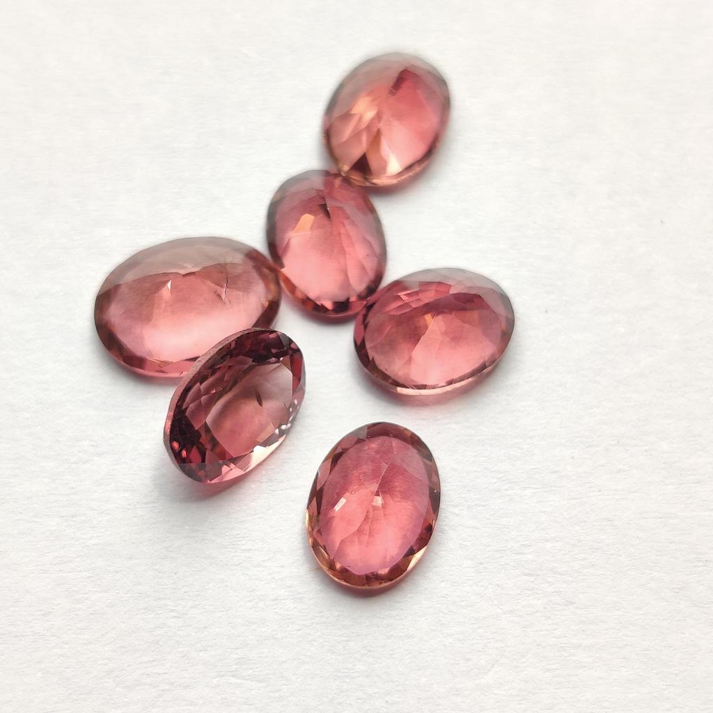 Best Quality Pink Rubellite Tourmaline Oval Cut Gemstone, Natural Rubellite Tourmaline Gemstones, October Birthstone For Making Jewelry.