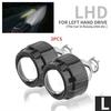AILEO 2Pcs 2.5 Inch Mini Bi Xenon HID Projector Headlight Lenses H4 H7 H11 9005 H8 Retrofit Fit Car Head Lamp Gating Gun Shrouds