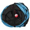 4 Way Cat Tunnel Black and Blue 132 cm Polyester