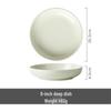 ZISIZ Белый Рельефный Керамический Набор Столовой Посуды