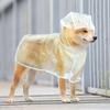Outdoor Transparent Waterproof PVC Dog Rain Coat Pet Rain Suit Puppy Jacket