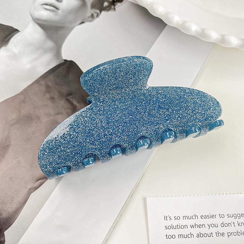 Винтажные блестящие заколки для волос, акриловые заколки-когти, летние заколки в форме акулы, модные заколки для волос для женщин, аксессуары для волос