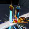 Colorful Light Prism Sun Catcher Cube - Glass Ornament and Creative Decompression Gift