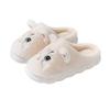 European and American Non-slip Soft Sole Cute Cartoon Cat Shape Non-slip Indoor Winter Cotton Slippers