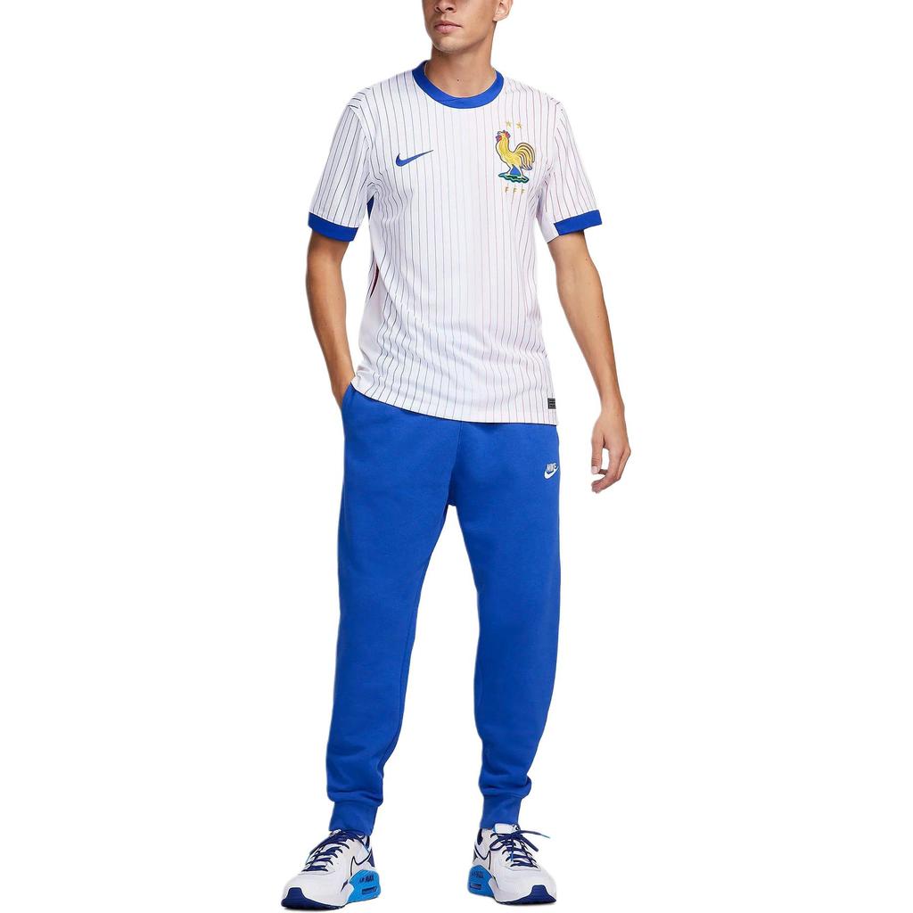 Nike Мужская командная форма Fff 2024/25 Стадионная выездная мужская Nike Dri FIT Футбольная копия джерси FJ4273-100