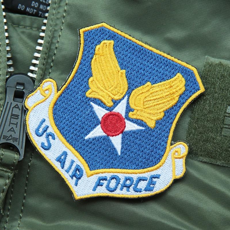 Нарукавная повязка на липучке командира Центрального штаба ВВС США OCP, тактический значок на липучке для летного костюма M65