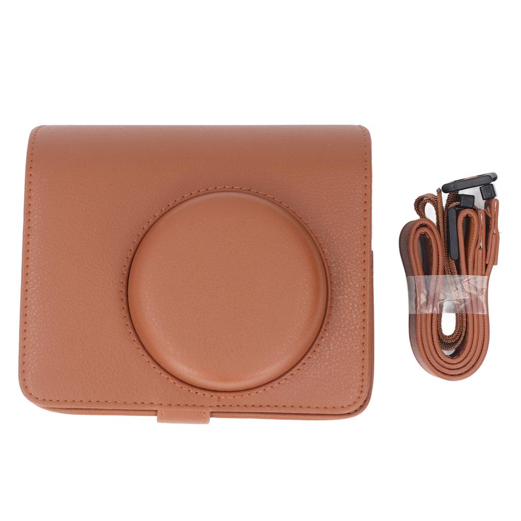 Camera Case Protective Portable Stylish Retro PU Leather Camera Carrying Bag with Removable