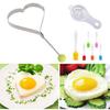 Omelette Mold Stainless Steel Egg Rings Non-Stick Love Star Flower Fried Egg Mold Pancake Shaper Kitchen Gadgets
