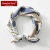 Shanghai Story 100% Mulberry Silk Small Square Scarf