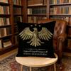 Flag Logo Eagle Syrian New 2025 cushion cover Home Office Birthday Anniversary Gifts Soft Skin Friendly Cushion Cover