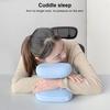 Memory Cotton Lie-prone Nap Pillow Ergonomic Arm Comfort Pillow for Adults Slow Rebound Desk Nap Pillow Soft Velvet Cover Pillow for Travel Rest
