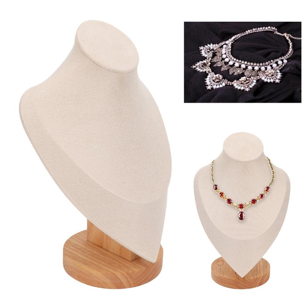 16.5x10.5x23.5cm Medium Neck Mannequin Jewelry Holder Handmade jewelry finished product exhibition