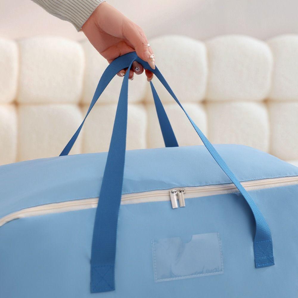 Large Capacity Quilt Storage Bag Dustproof Zipper Duffel Bag Handheld Storage Bag  Women Men