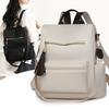 Tassel Backpack Student Schoolbag Large Capacity Multi-Compartment Commuter Women's Backpack Multifunctional Shoulder Bag