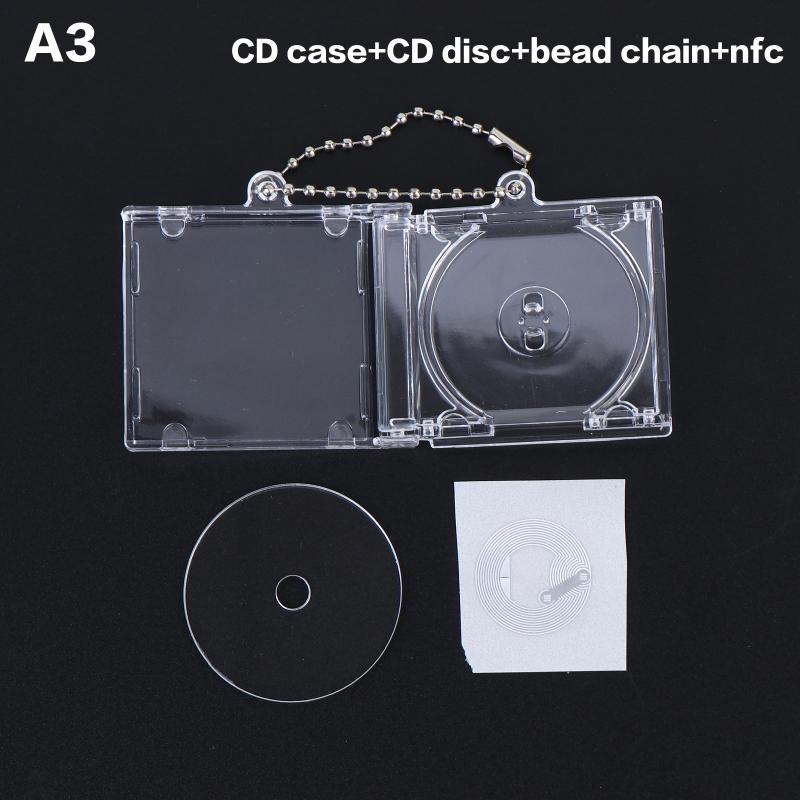 Мини NFC Функциональный Чехол для CD Диска Брелок Периферийный Альбом Держатель для Ключей Для DIY Подвеска на Рюкзак
