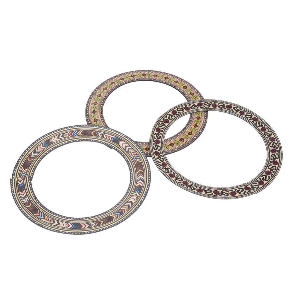 6PCS Sound Hole Decoration Guitar Soundhole Rosette Classical Guitar Inlay Classical Guitar