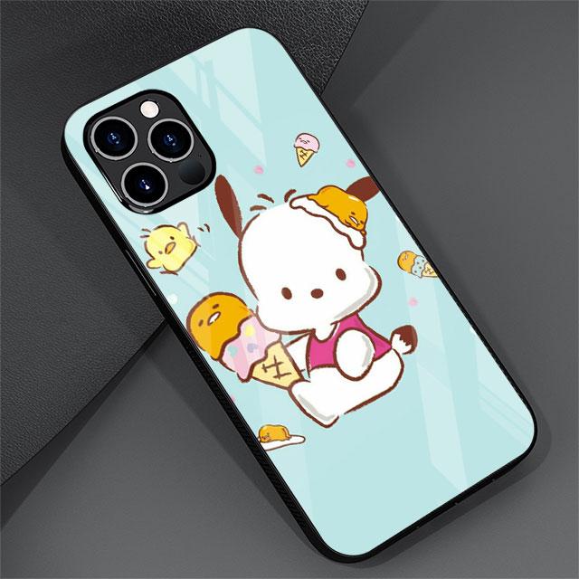 Стеклянный чехол Pachacco для Apple iPhone 14 13 Pro 11 12 7 8 Plus SE 2022 XR X XS Max 6 6S Закаленная крышка для телефона Мультяшные Capas Cas