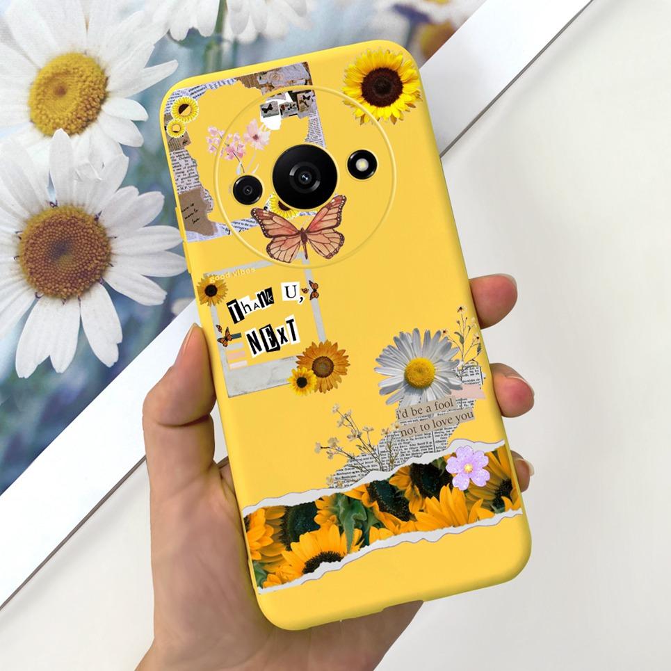 Для чехла Xiaomi Redmi A3 Женская мода Девочковый Цветок Бабочка Бампер Для Xiaomi Mi A3 Mia3 RedmiA3 Чехол Мягкий Силикон