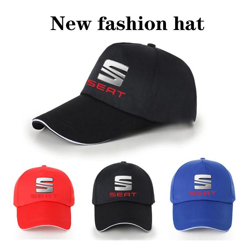 djbf10 Baseball Caps Outdoor Sun Fishing Hats Shade Caps Racing Car Cap For Seat Leon 5f Ibiza 6l 6j Leon 1p Cushion Altea Accessories
