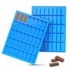 40 Cavity Rectangle Silicone Candy Molds Medium Narrow Caramel Protein Bars Baking Pan Ice Cube Tray For Chocolate Truffles