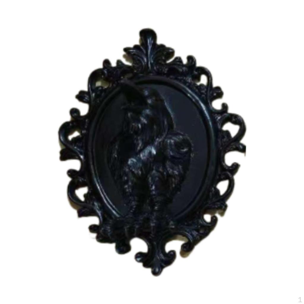 Gothic Wall Figurine Hanging Retro Housewarming Gift Sculpture Horror for Bedroom Indoor