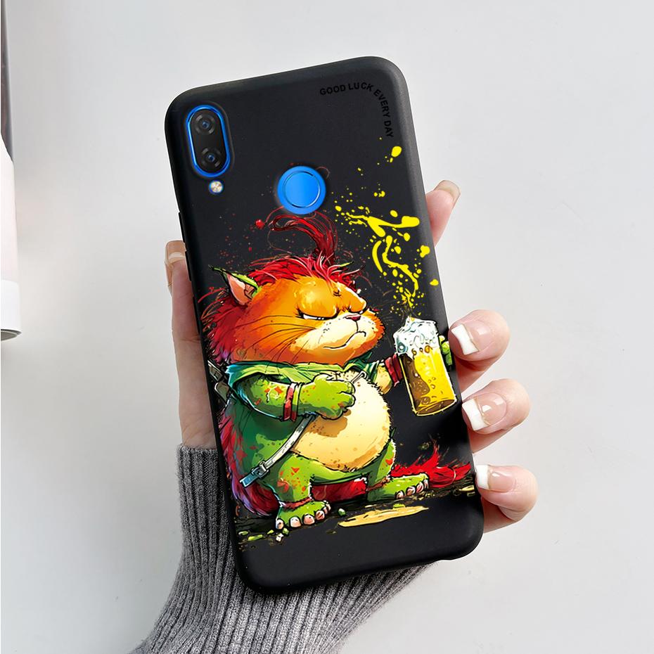 Чехол для Huawei Nova 3i INE-LX1 INE-LX2 Чехол с пандами Мягкий силиконовый чехол для телефона Для Huawei P Smart Plus 2018 Nova3i Fundas Бампер