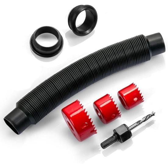 Соединительные шланги для дождевых бочек Соединяют 2 бочки для дождевой воды Герметичный набор для соединения дождевых бочек Шланги Прокладки и Коронки