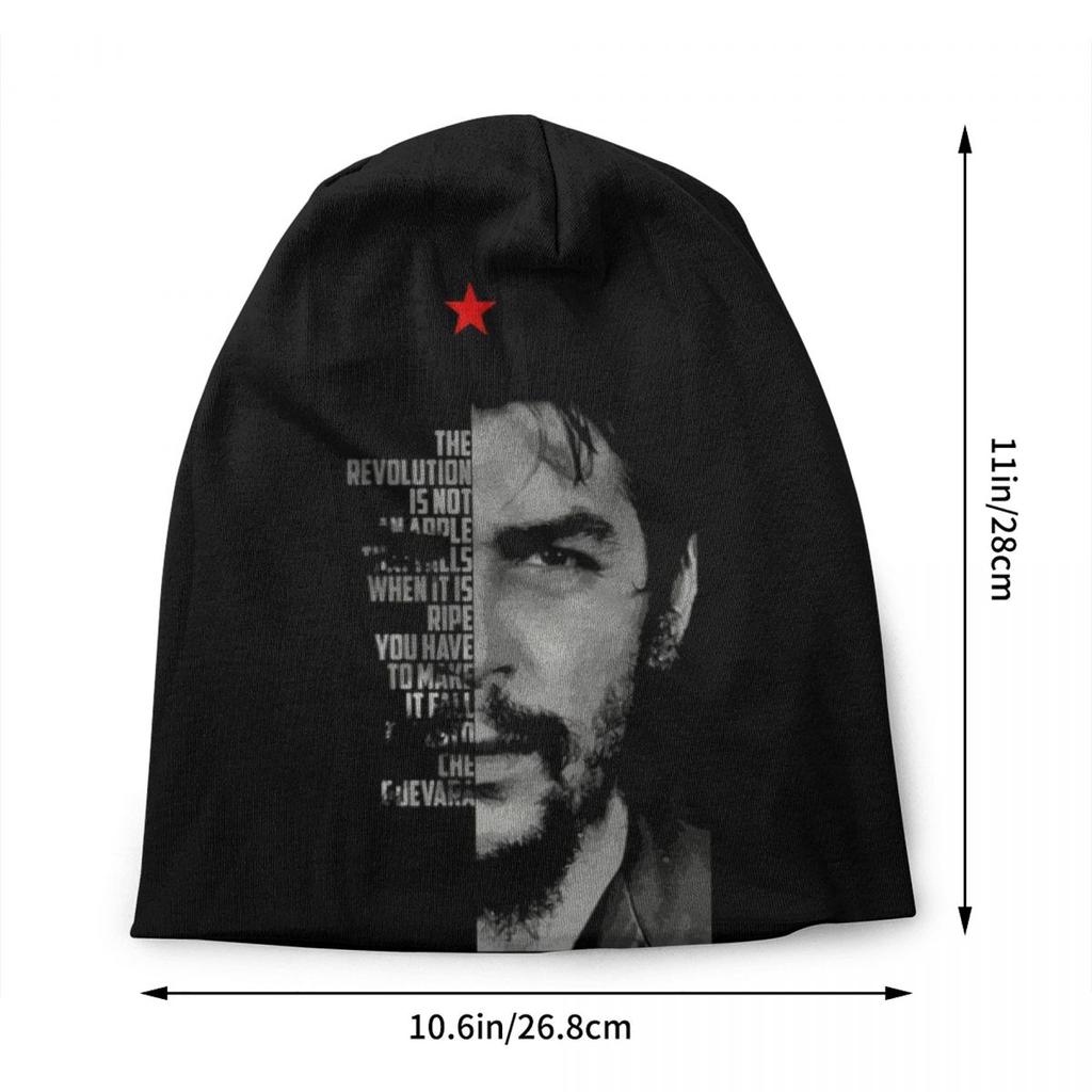 Кубинский герой Че Гевара Skullies шапочки унисекс хип-хоп зимняя теплая вязаная шапка для взрослых шапки с капюшоном