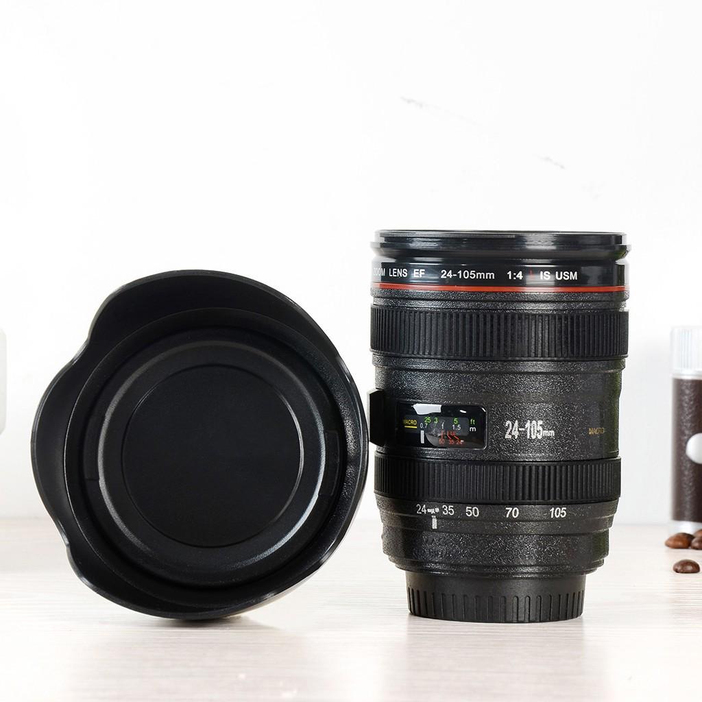 Творческий термос из нержавеющей стали с объективом SLR - персонализируемая кружка для кофе в офис