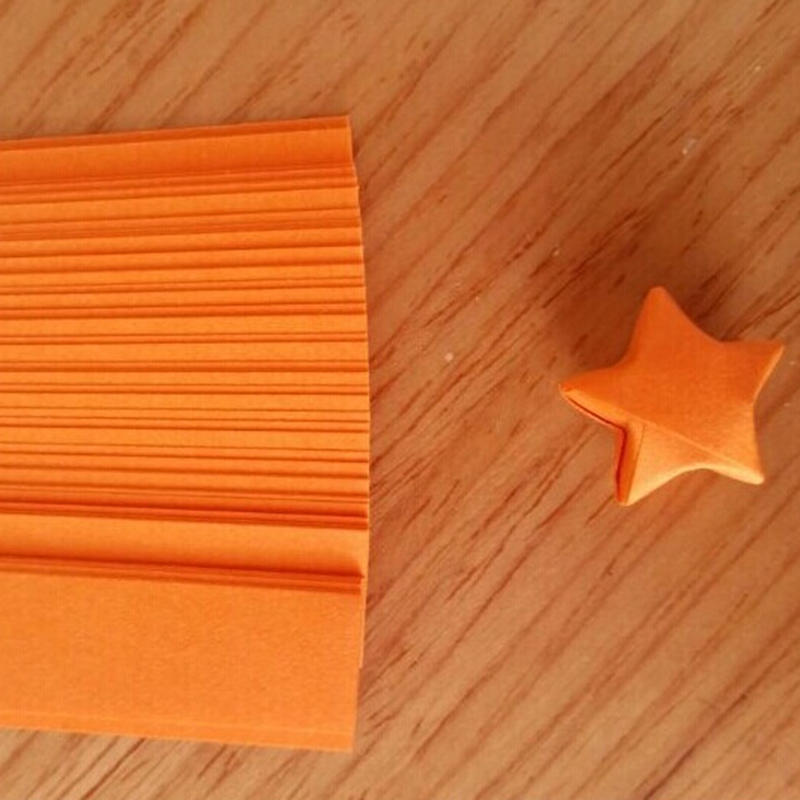 Origami Lucky Star Paper Strips Folding Paper Ribbons Colors