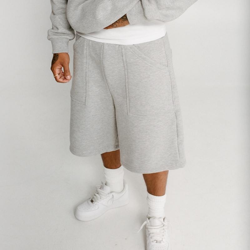 Европейские и американские летние однотонные свободные спортивные повседневные брюки в стиле хип-хоп с завышенной талией