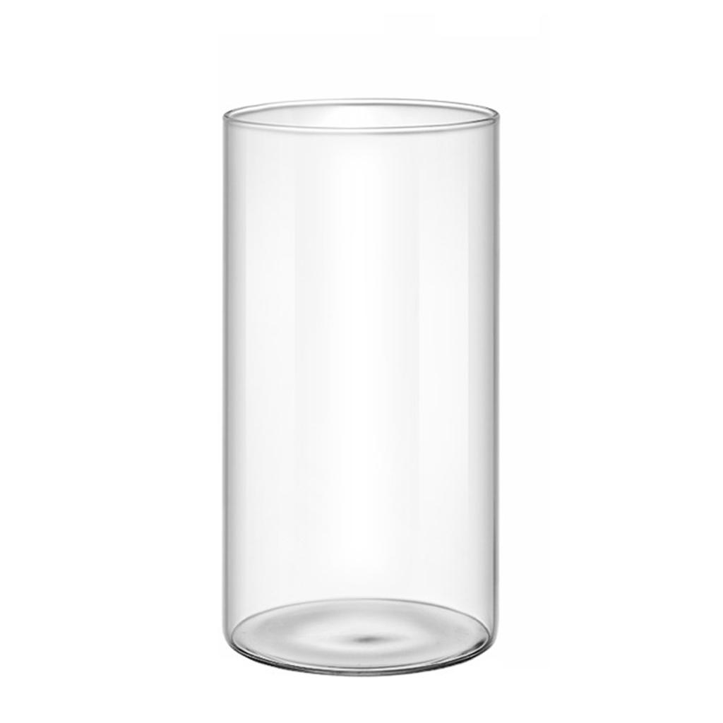 Clear Glass Cylinder Vase Multiple Size Glass Flower Vase Hydroponic Floral Container Candle Holder Table Centerpieces