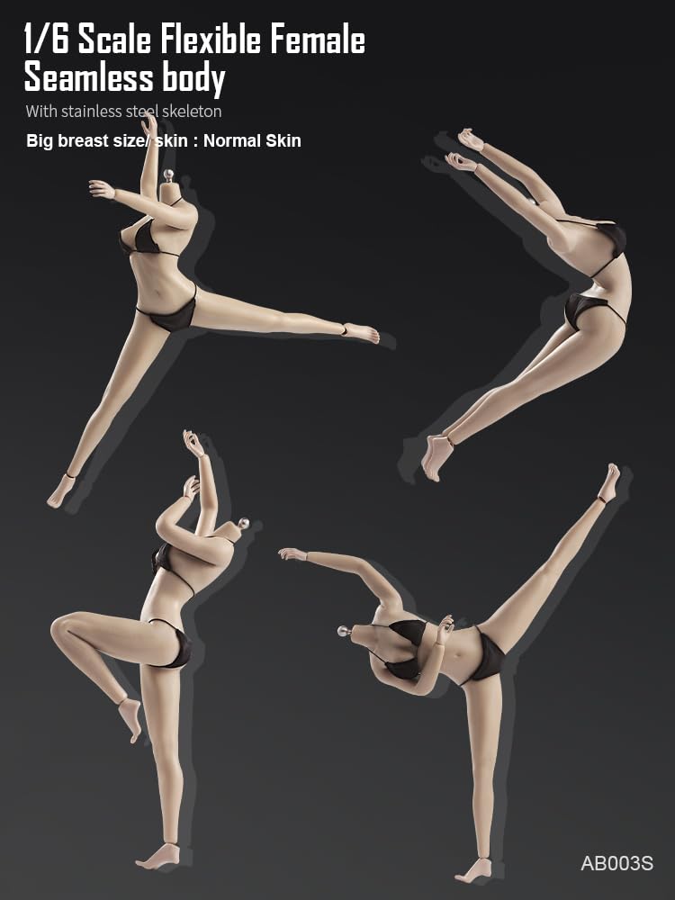 Игрушки Хобби масштабная фигурка ANT AB003S нормальная кожа супер гибкое бесшовное тело большой бюст без одежды женское тело и [TOYBARJAPAN] 1/6