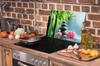 Glass stovetop protector 70x52 Bamboo