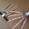 Halloween Articulated Fingers Scarry Fake Fingers Skeleton Hands Realistic Horror Ghost Claw Props Cosplay Gear Finger Glove
