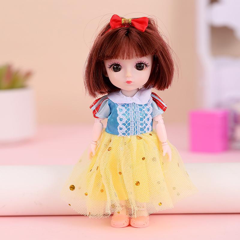 Кукла-наряд Бао Бэйди: Игрушка для девочек BJD 16 см с 13 шарнирами. Идеальный подарок на день рождения принцессы для детей.