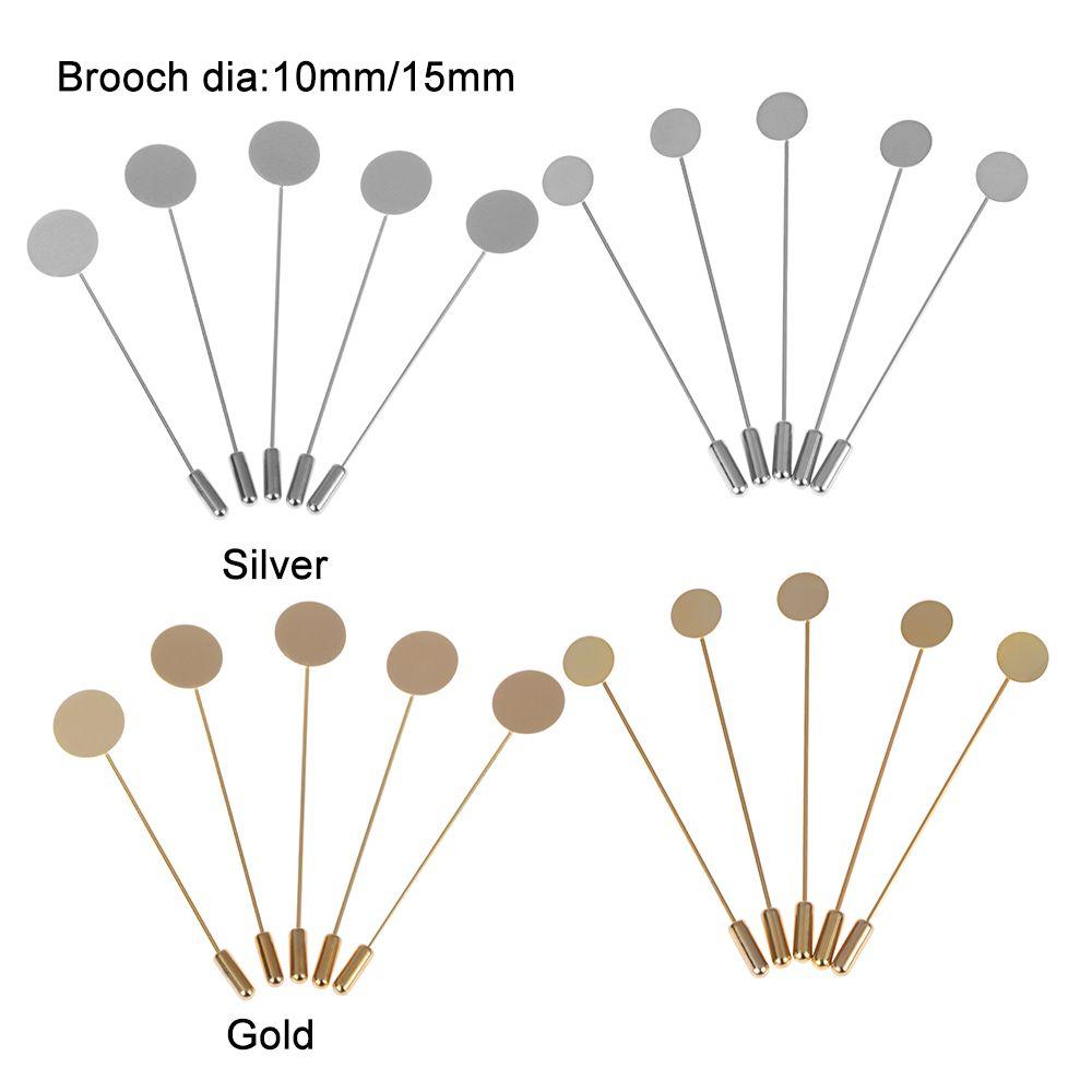 10 шт./компл. золотое и серебряное платье, ювелирные изделия, поднос для изготовления кабошонов, камея, броши, аксессуары, булавка