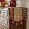 American Style Cabinet Cover Vintage Table Runner Home Decor Tea Table Cover Cloth  Living Room