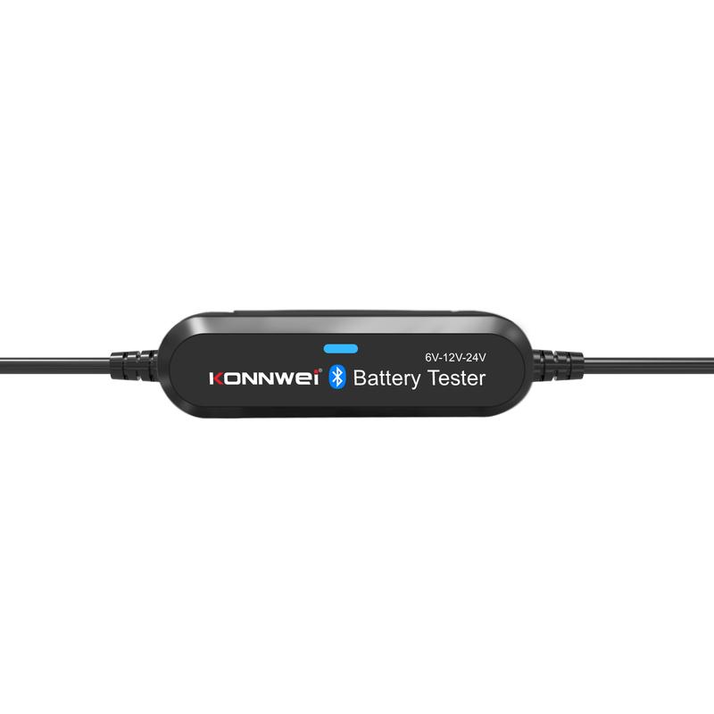 KONNWEI BK100 Bluetooth 5.0 6В 12В Тестер автомобильного и мотоциклетного аккумулятора Монитор аккумулятора 100-2000 CCA Инструменты проверки зарядки и запуска