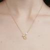 SOSOO Rose Heart Natural Pearl Necklace