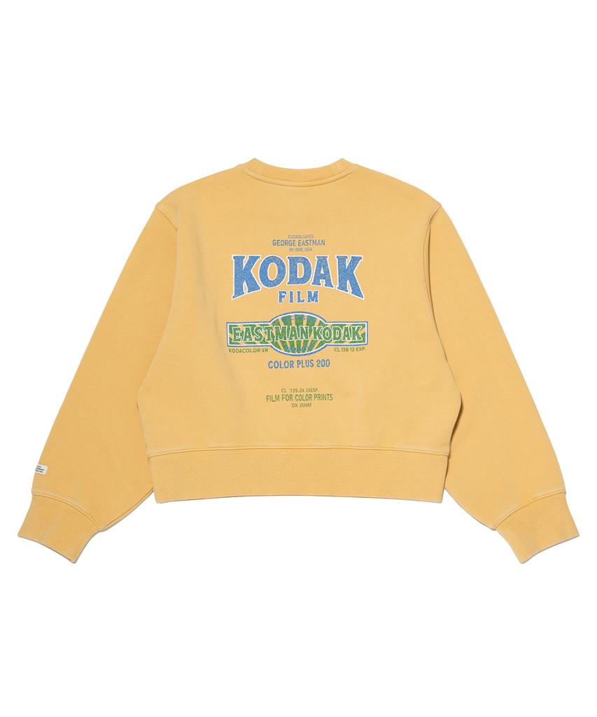 KODAK Snow Wash Graphic Sweatshirt Women'S Yellow