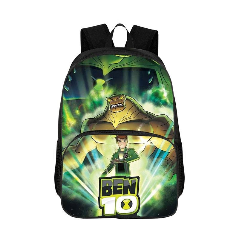 Водонепроницаемый рюкзак Ben 10 с принтом для мальчиков и девочек, школьная сумка для книг, повседневный детский рюкзак