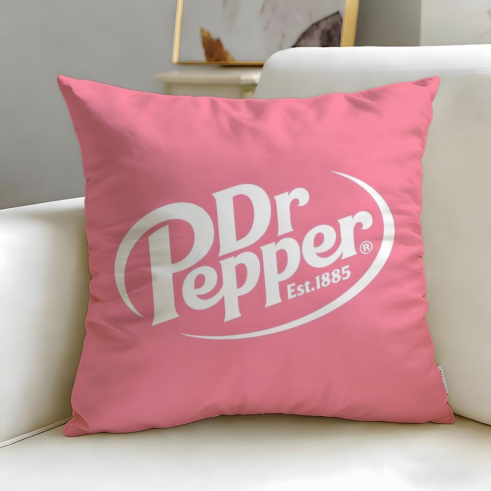 Классический бренд напитков Dr Pepper Наволочка Мягкая и Легко стирающаяся – Универсальная для Дивана, Кровати, Путешествий и Офиса