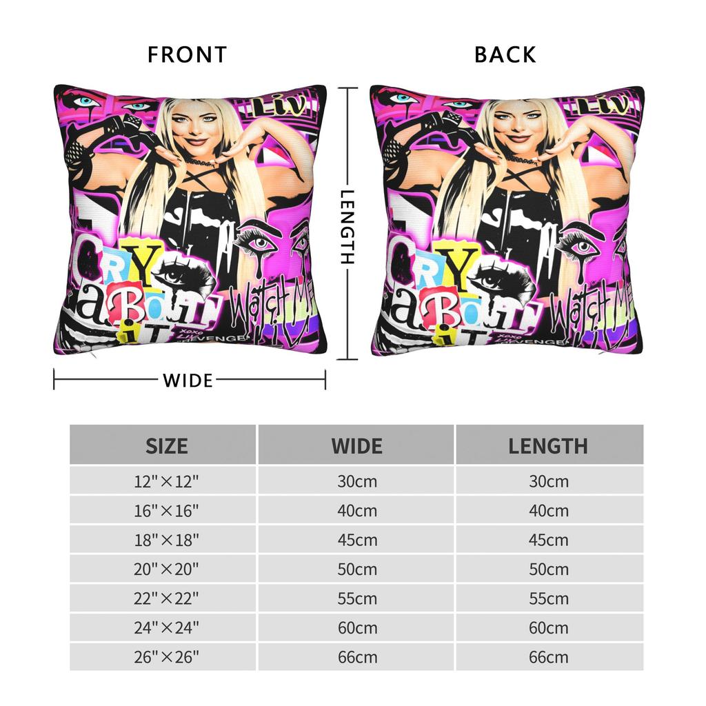 Liv Morgan Pillowcases Morden Pillow Case For Office Car Home Decor Soft Pillow Cover