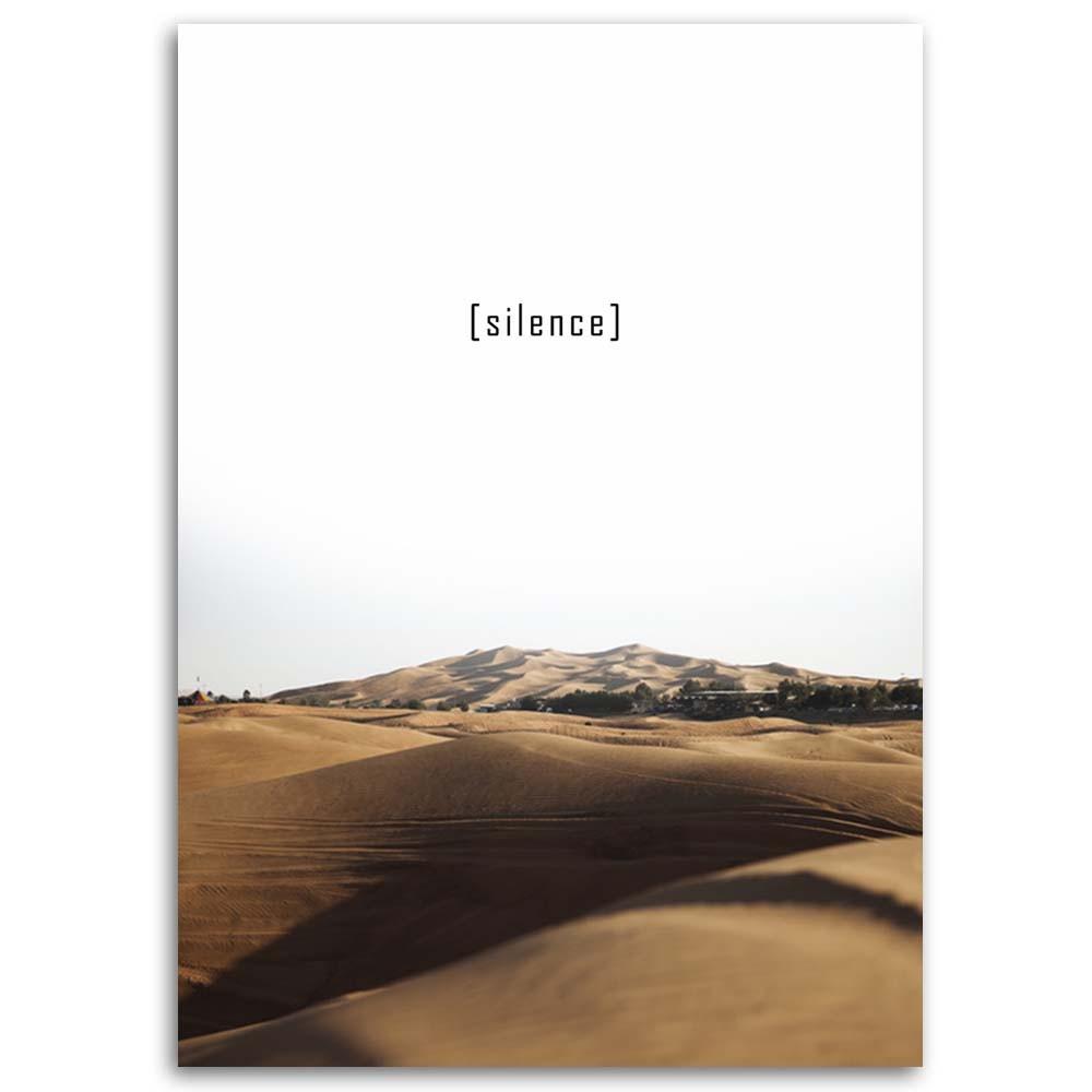 Canvas print, Silence