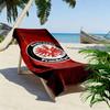 Пляжное полотенце Eintracht Frankfurt, Большое, Мягкое, Быстросохнущее, для Пляжа, Кемпинга, Плавания