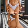 FINETOO Women's Cotton Thongs 3Pcs/set Lace Bikini Underpants S-XL Ladies G-string Underwear Soft Thong Panties Female Lingerie